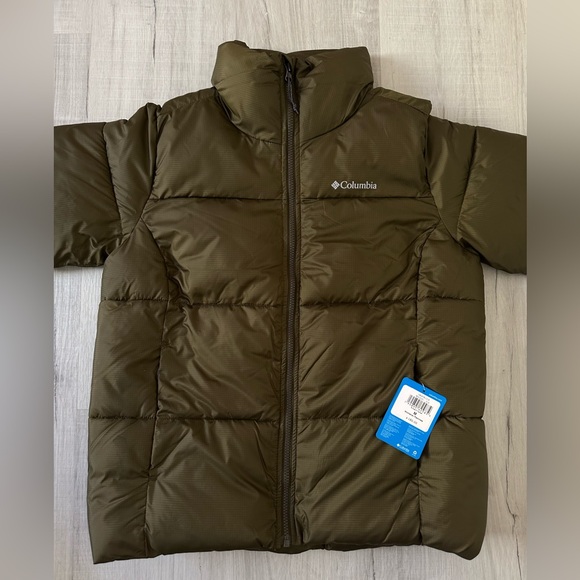 Columbia Dark Green Puffer Jacket - Picture 1 of 6